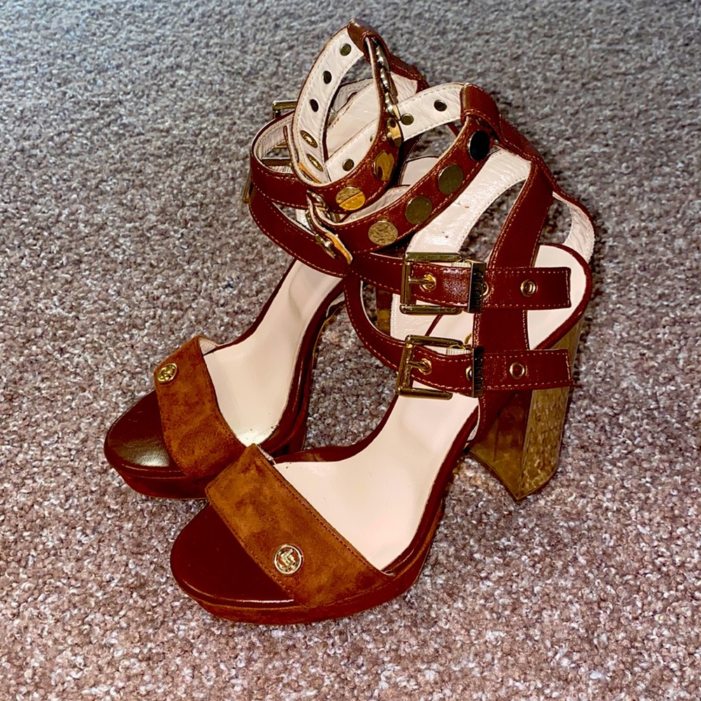 Brown with Gold Liu Jo High Heels size 38